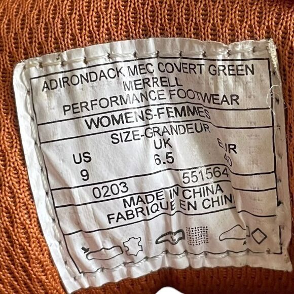 MERRELL Women’s Lace Up Hiking Ankle Boot
Green Black 9 - Picture 8 of 10